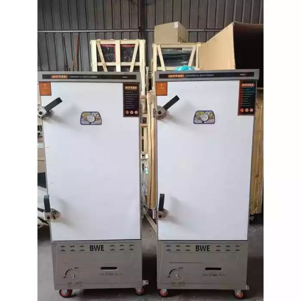 BWE GAS RICE STEAMER 12 TRAY