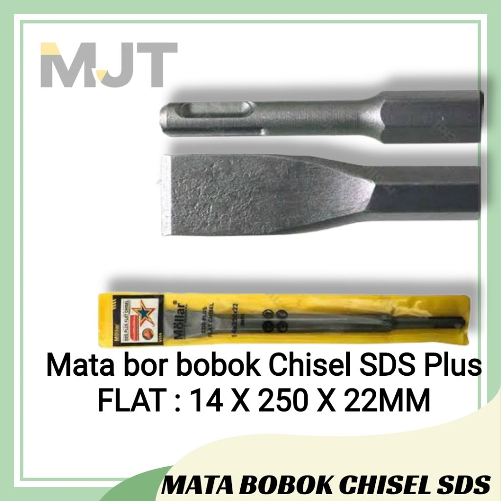 MOLLAR Mata bor bobok chisel sds plus point flat / mata bor bobok beton / mata pahat beton / mata bo