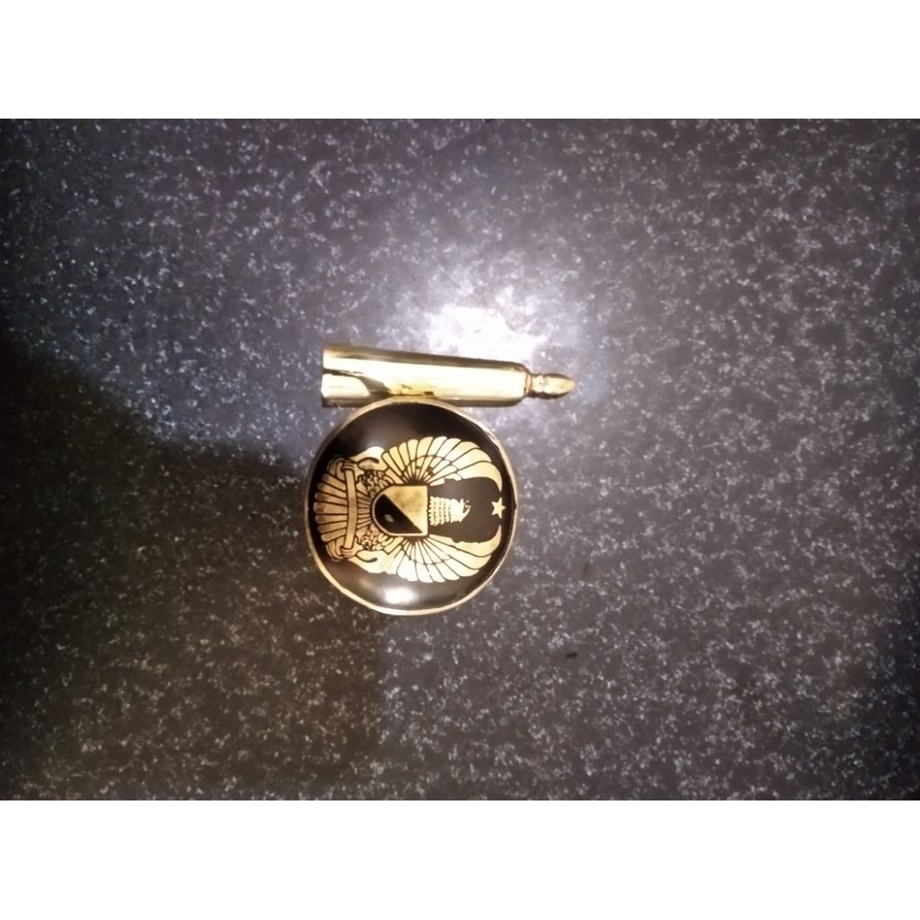 aksesoris tongkat komando TNI AD Letkol.