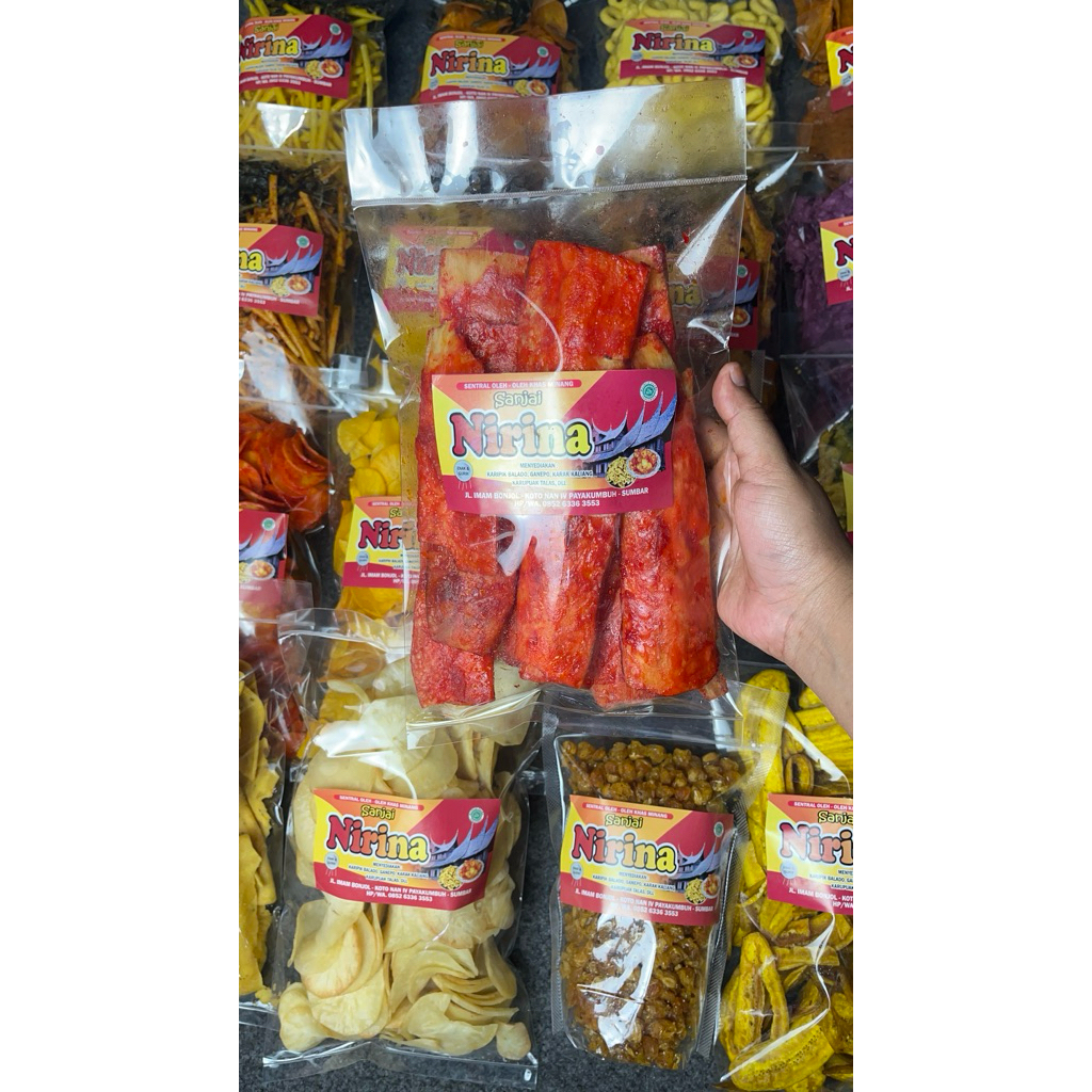 

KERIPIK BALADO PEDAS MANIS (250gr) PANJANG-SANJAI NIRINA PAYAKUMBUH