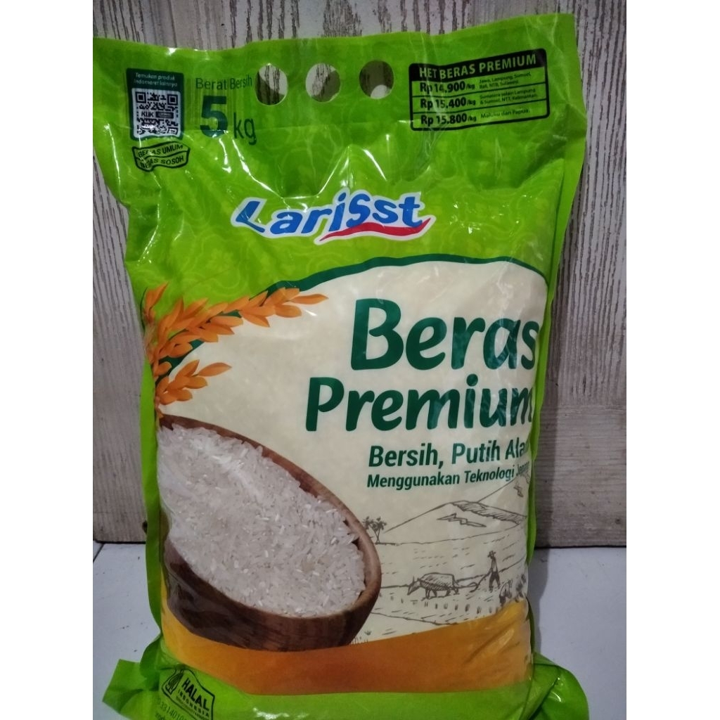 

larisst. beras premium kemasan 5kg