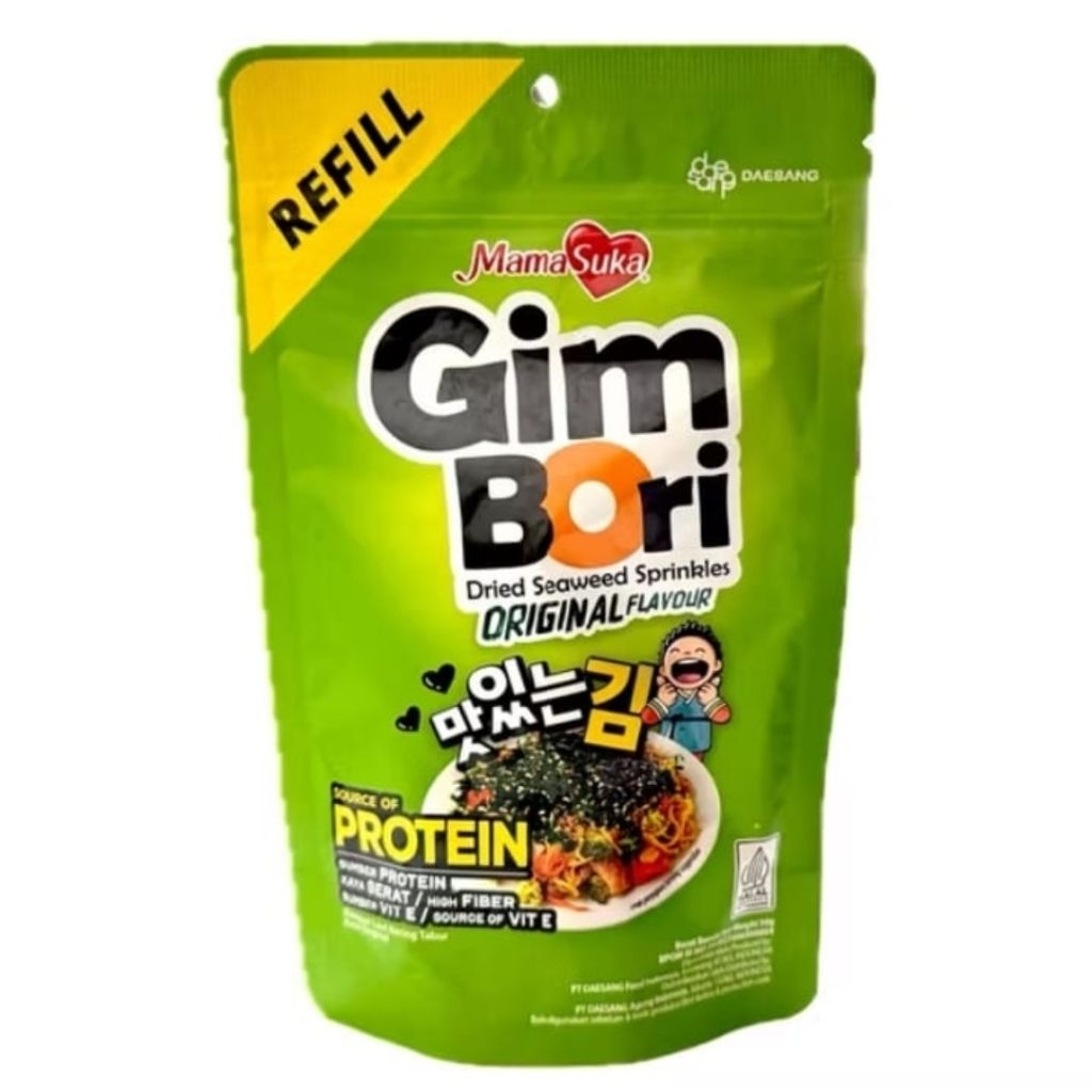 

Mama Suka Gim Bori Nori Rumput Laut Tabur Original 50 gr