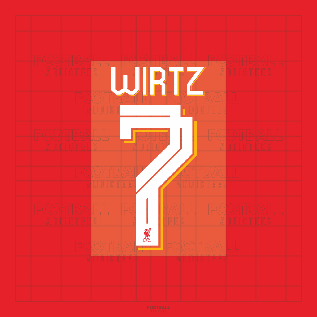 Nama Nomor Punggung Florian Wirtz 7 Jersey Liverpool Home Cup