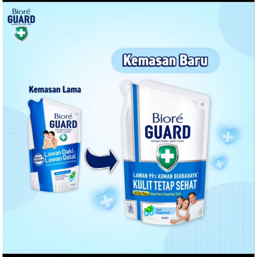 BIORE GUARD ENERGETIC COOL 800 ML kemasan baru