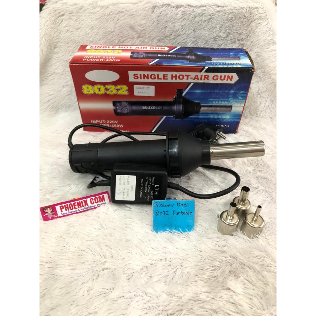 BLOWER PORTABLE DADI 8023//YIHUA 850A/DADI PORTABLE TANGAN HOT AIR PORTABLE DADI 8032 SOLDER UAP