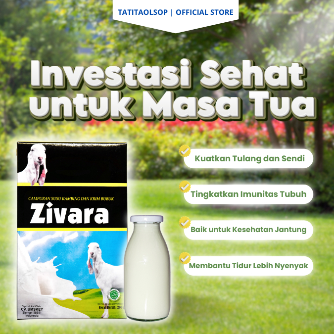 

SUSU KAMBING ETTAWA ZIVARA/SUSU KAMBING ETTAWA BUBUK