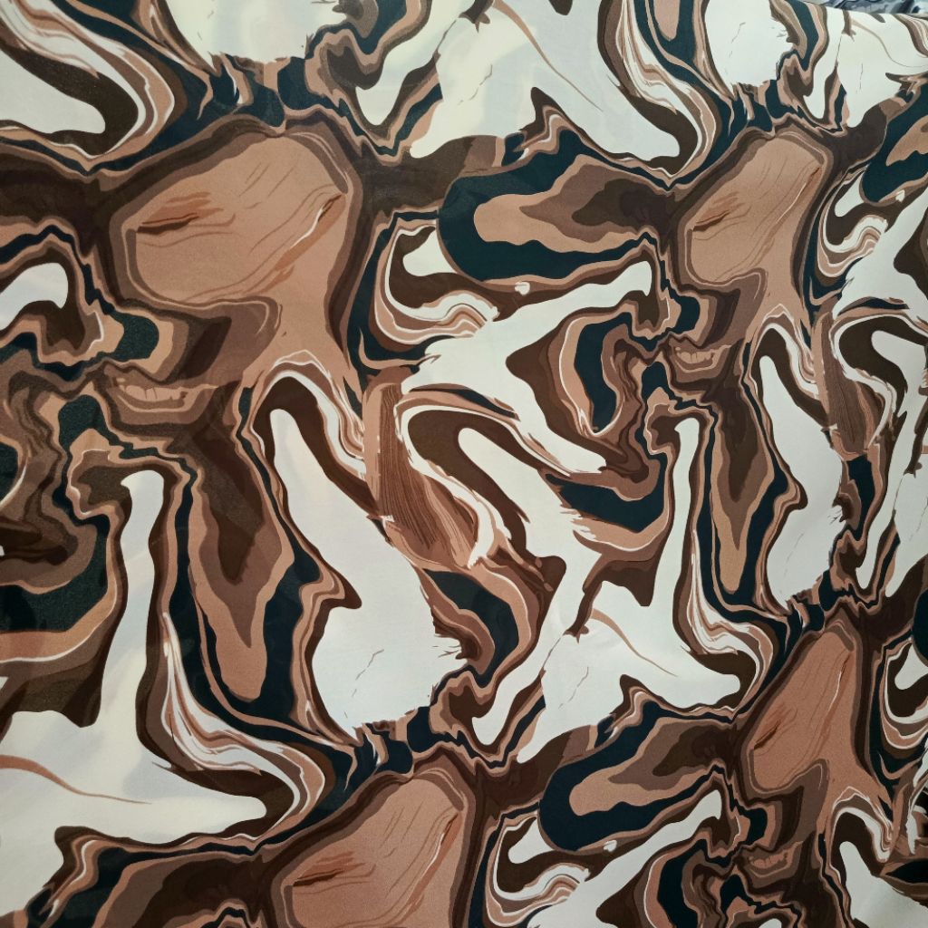 Kain wolly crepe - kain moscrepe - kain zara crepe - kain crepe motif RZ