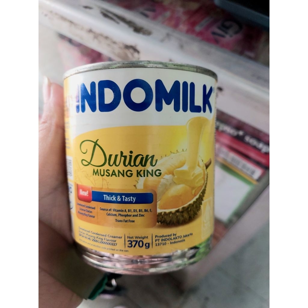 

INDOMILK DURIAN MUSANG KING SUSU KENTAL MANIS