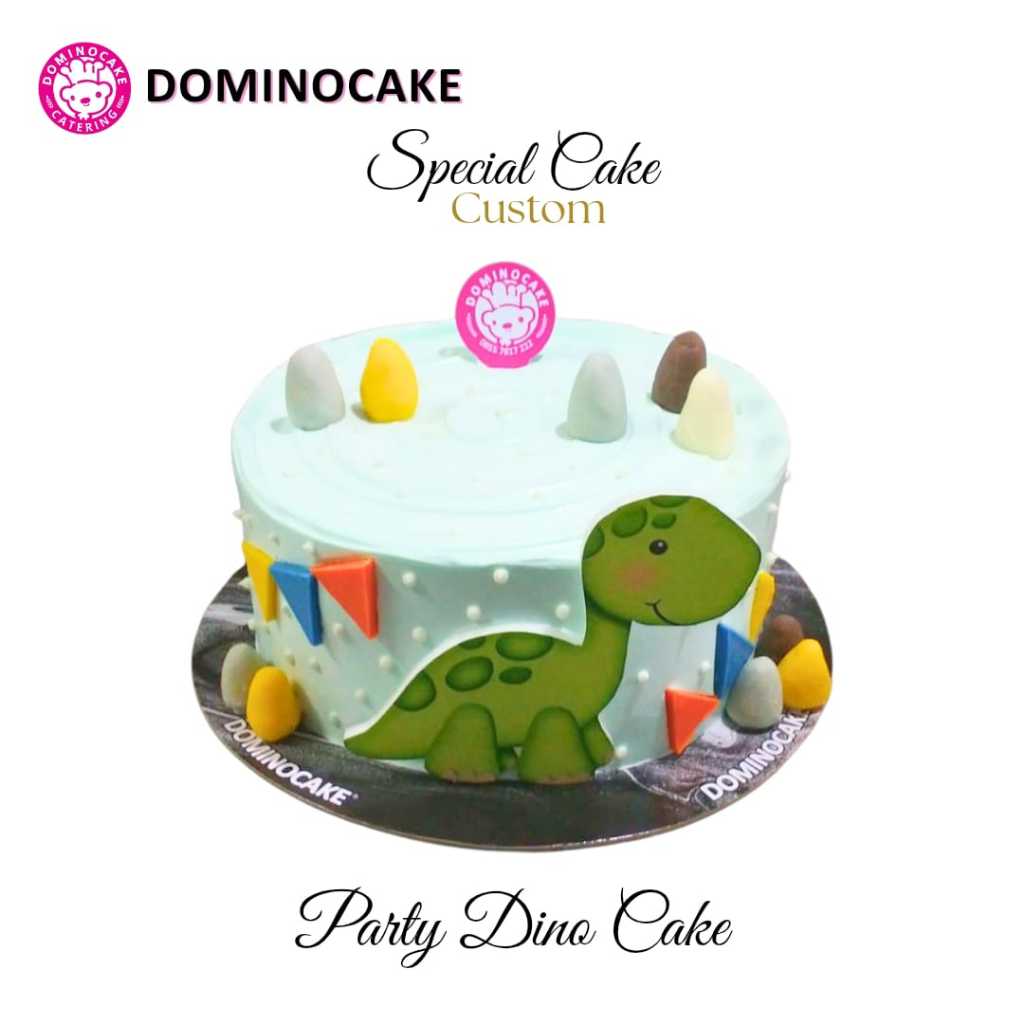 

Dominocake | Party Dino Cake 15 | Costum Cake Special