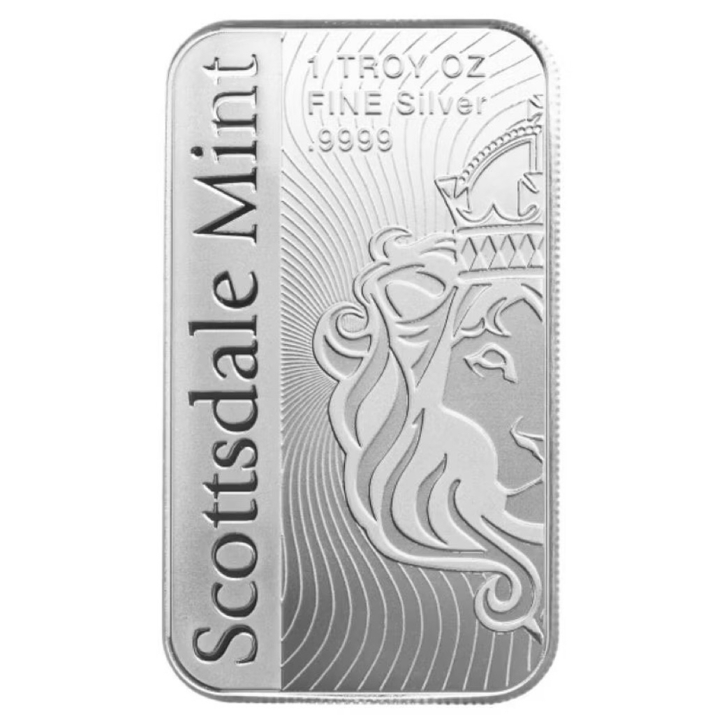 Perak 1 oz Scottsdale Vortex Silver Bar Import