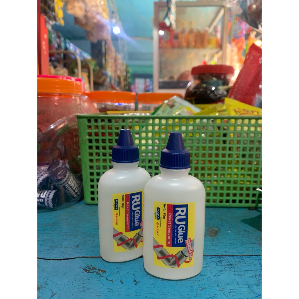 

RU GLUE – Lem Putih Serbaguna 60gr Rapat Sempurna – Rekat Cepat – Tahan Lama