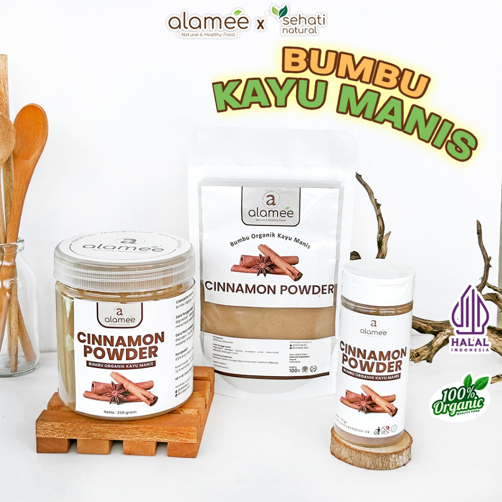 

Kayu Manis Bubuk Cinnamon Powder Kayumanis Rempah Rimpang Murni Tanpa Campuran Bumbu Organik 50 Gr