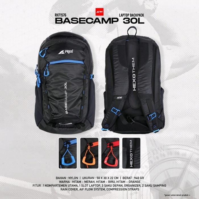 Tas Ransel Arei Outdoogear Basecamp 30Liter Backpack laptop Arei Outdoorgear