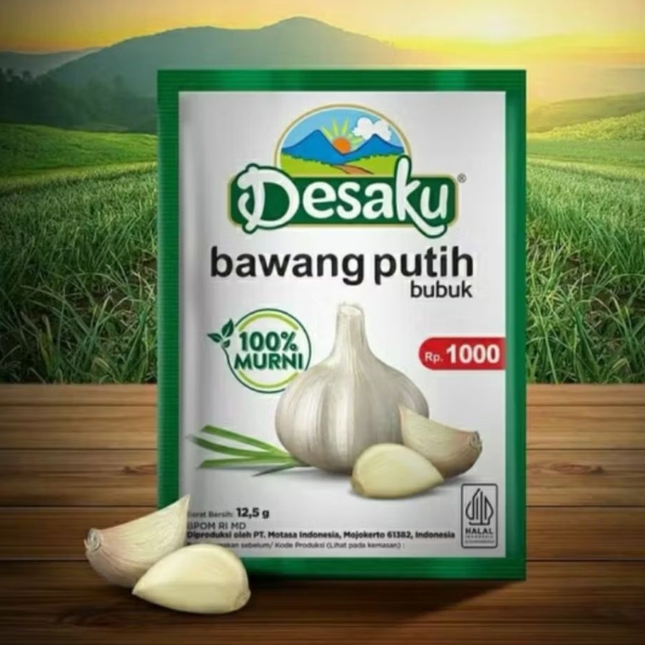 

Bawang putih bubuk Desaku 1renteng 12pcs