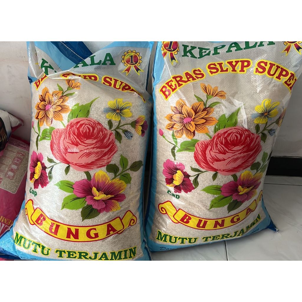 

-SS- Beras Cap Bunga Premium Putih Pulen 25kg