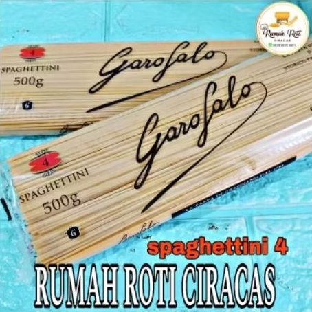 

SPAGHETTINI 4 GAROFALO 500GR MIE PASTA ITALY SPAGETINI ITALI GARFALO GR