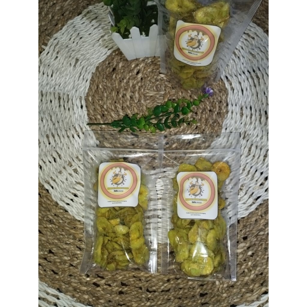 

keripik pisang lumer rasa melon