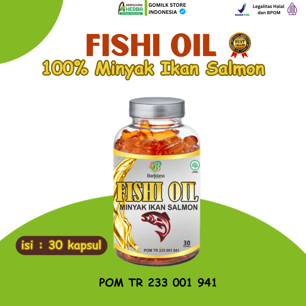 [GRATIS HADIAH] MINYAK IKAN SALOM SUPLEMEN TUMBUH KEMBANG ANAK