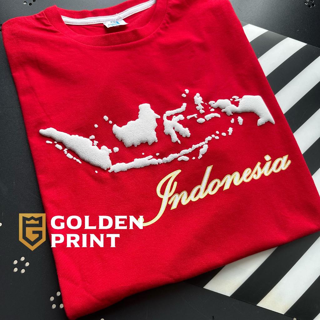 Kaos peta indonesia lengan panjang / kaos peta nimbul