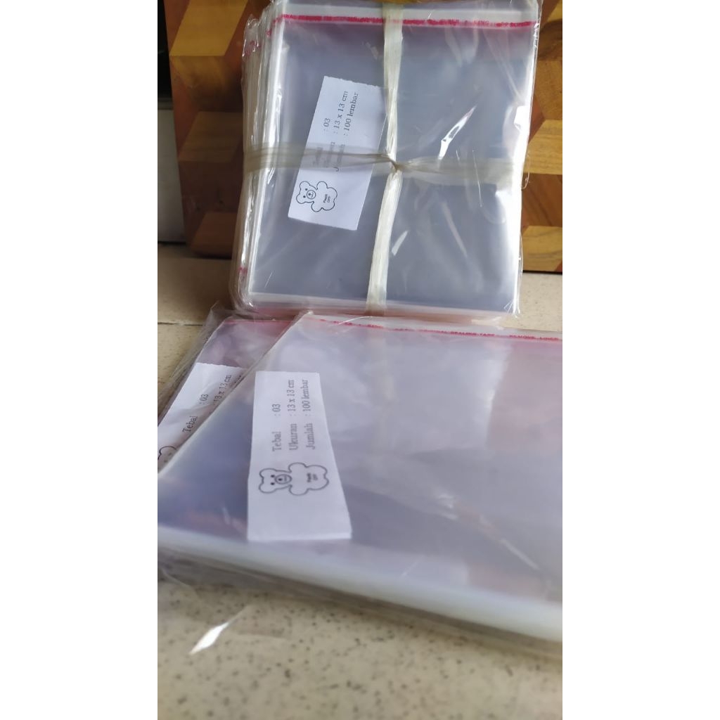 plastik opp 13x13 tebal