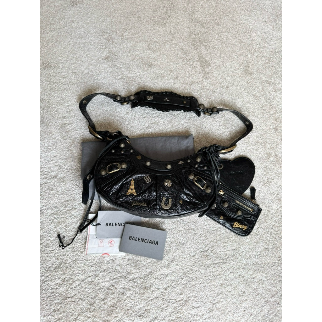 PRELOVED Balenciaga Le Cagole Lecagole Pin Black XS 2022 (Stamp Q)