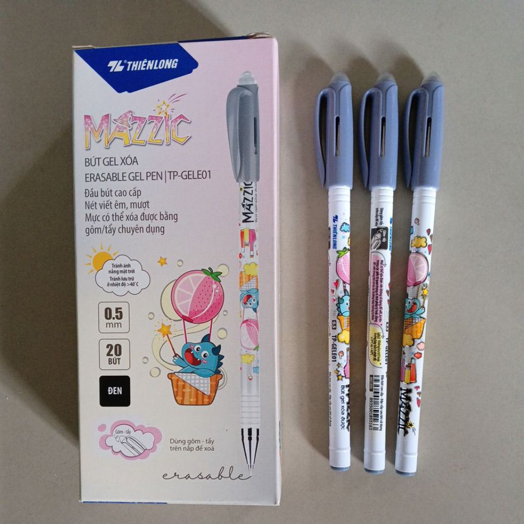 

Pulpen ThienLong Mazzic TP-GeL01 hitam ( 1 pak isi 20 pcs )