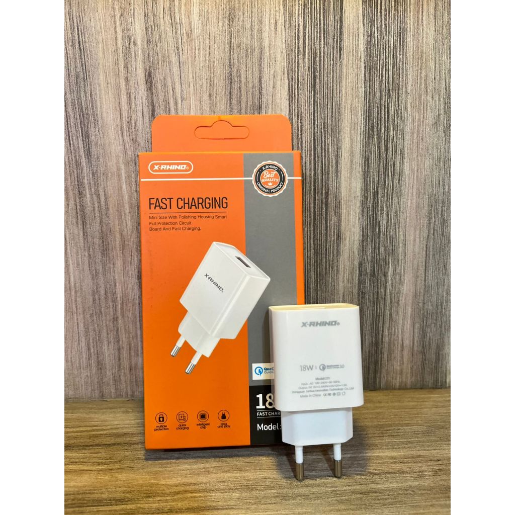 Adaptor Kepala Cas Charger X-Rhino 18Watt C01 [MARKET123.ACC]