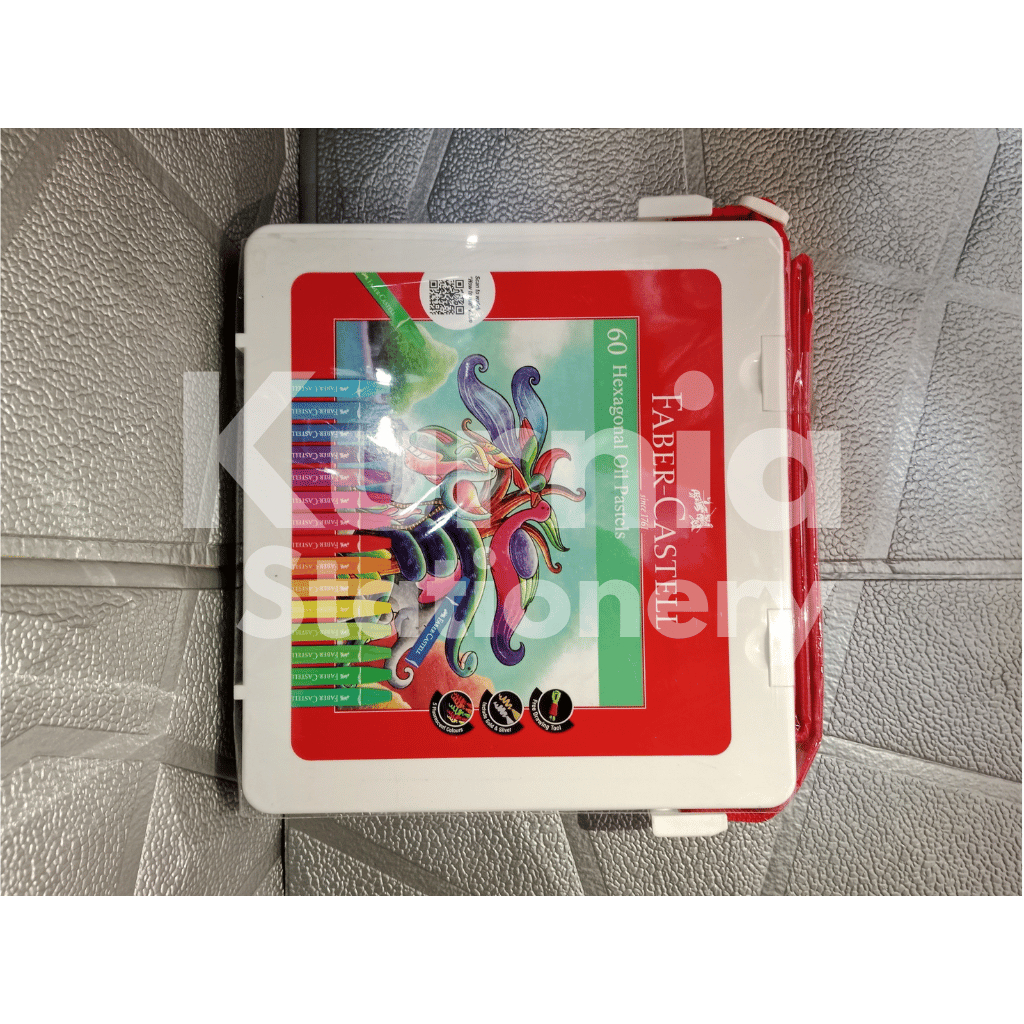 

SATU ADA (60 PCS) Krayon Faber-Castell 60 Hexagonal Oil Pastels