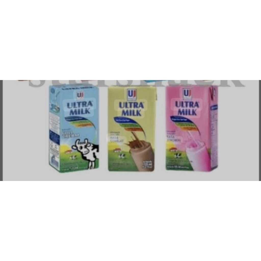

susu ultra milk 125 ml isi 40