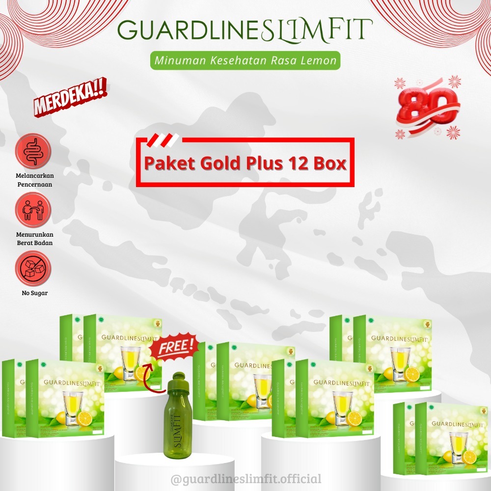 

Guardline Slimfit - Minuman Fiber Rasa Lemon Paket Gold Plus