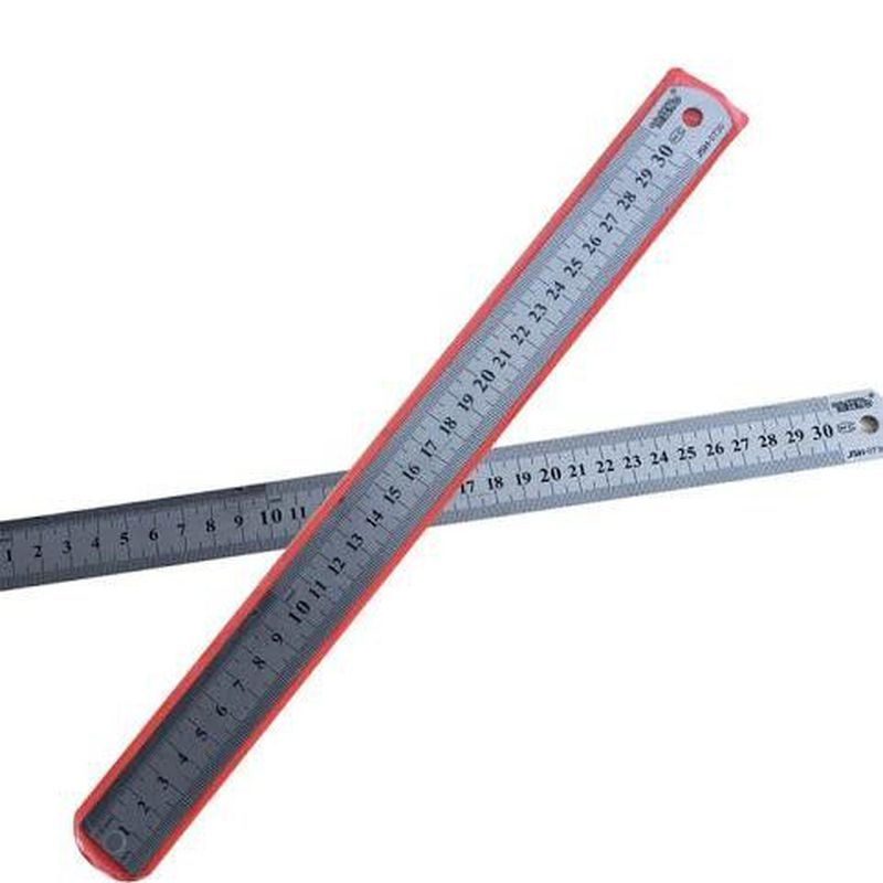 

Penggaris Besi 30 CM Stainless Lentur - per 12 Pcs