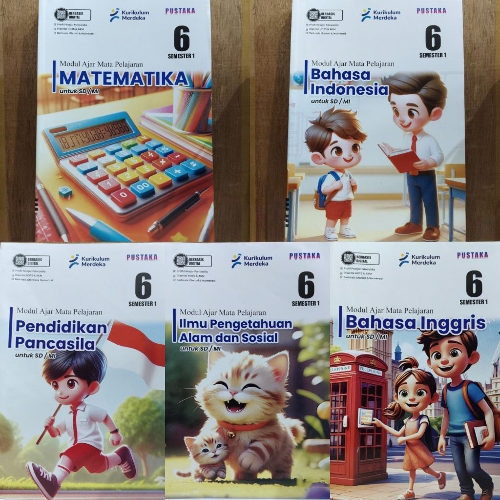 [LKS Pustaka] Kurikulum Merdeka SD/MI Kelas 6 Semester 1