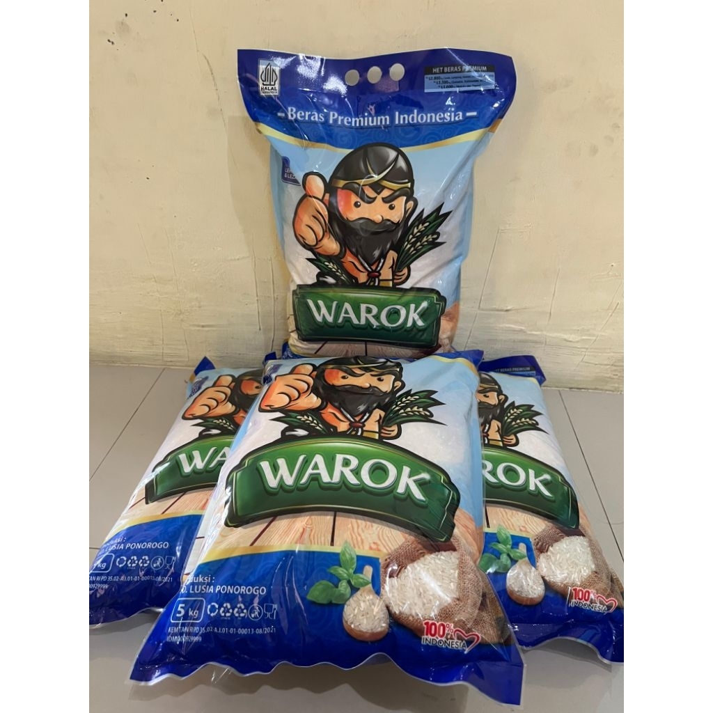 

Beras Warok Premium 5 Kg promo pulen