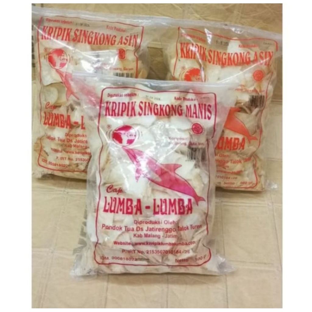 Kripik singkong lumba lumba