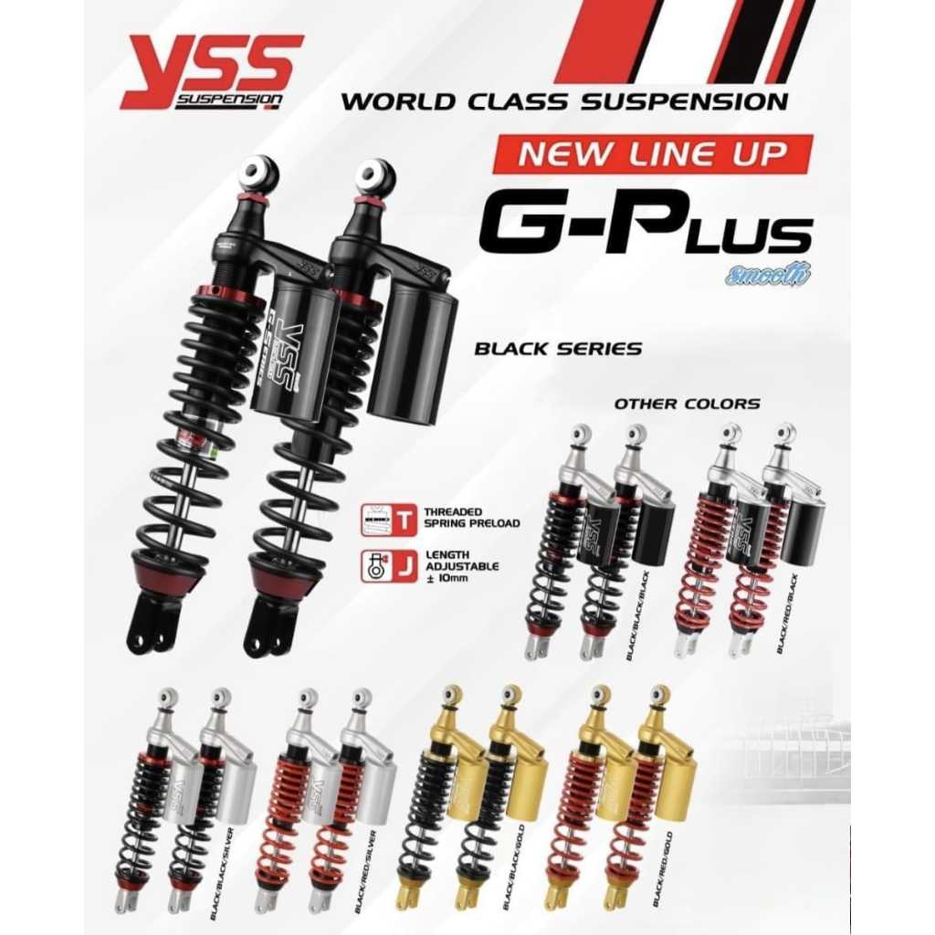 SHOCK SHOCKBREAKER BELAKANG G-PLUS MIO VARIO 125 STYLO 160 YSS