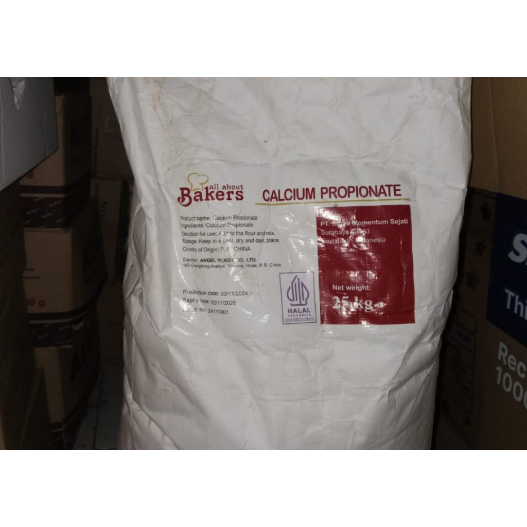 

Calcium Propionate all about Bakers Repack 100gr
