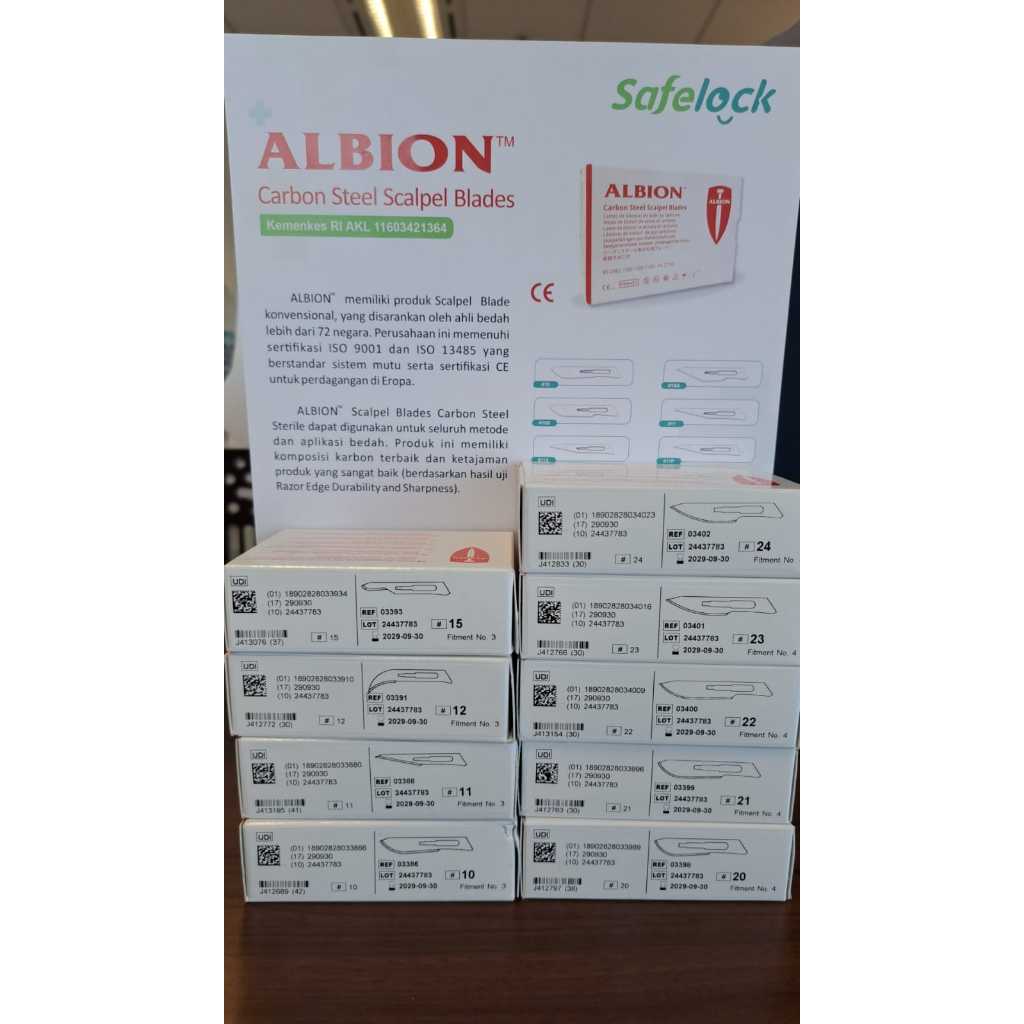 Albion - Scalpel Blades / Pisau Bedah