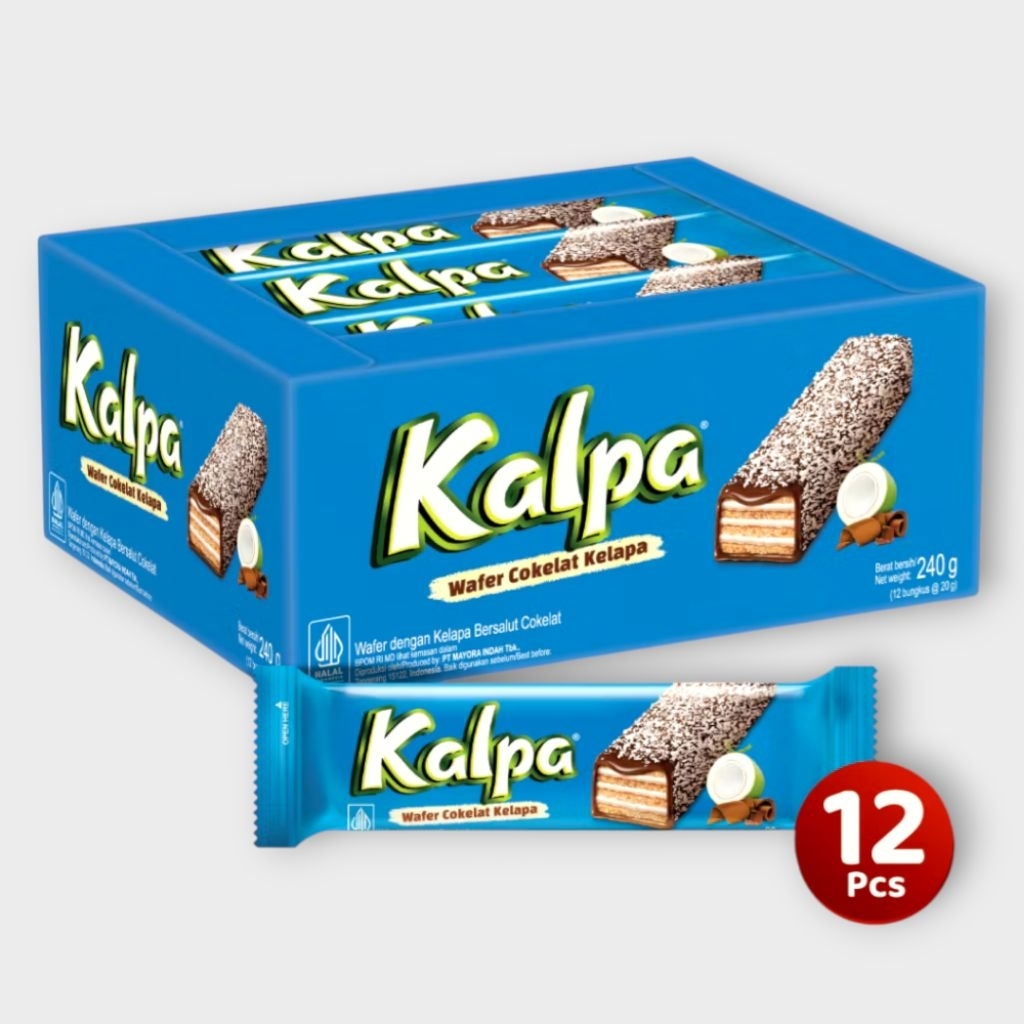 

Kalpa Wafer Coklat Kelapa Isi 12