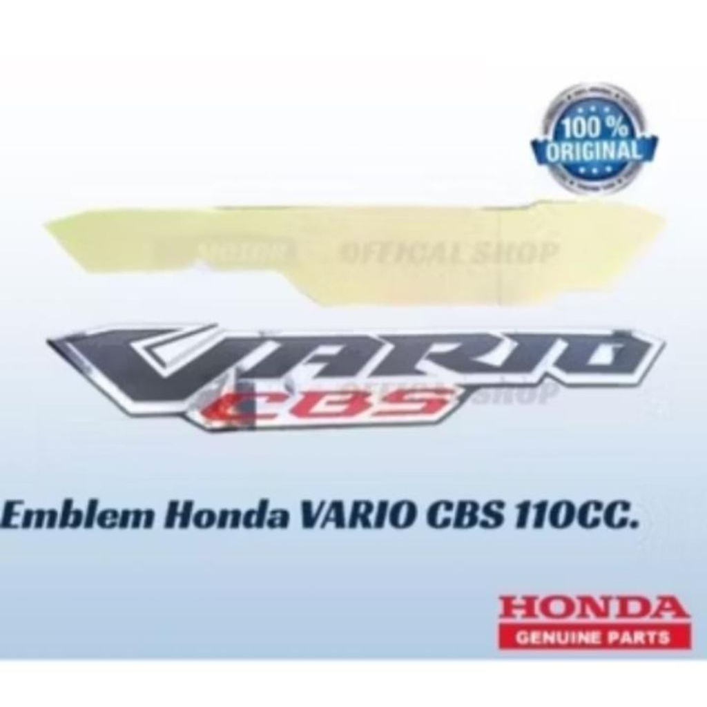 Striping Vario 110 karbu/Stiker logo Vario CBS original Honda