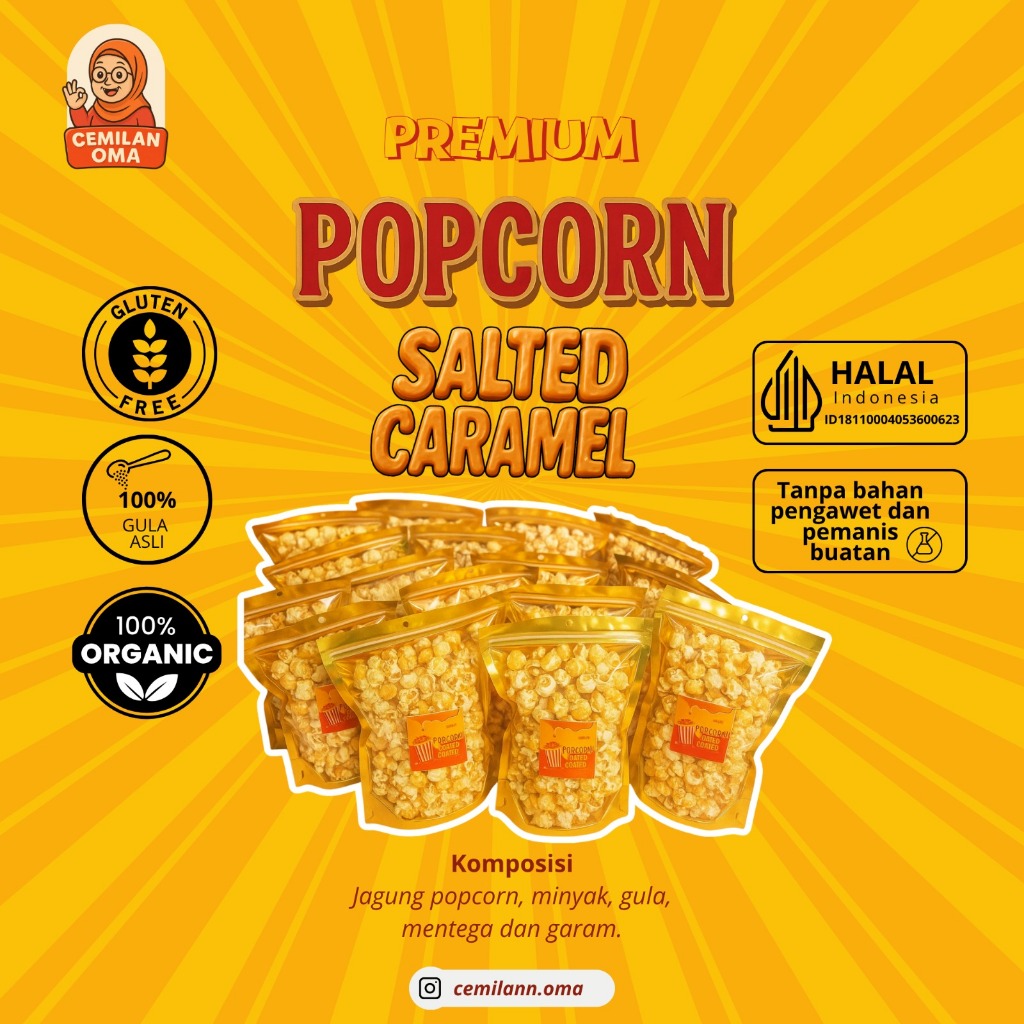 

Popcorn Salted Caramel By Cemilan Oma