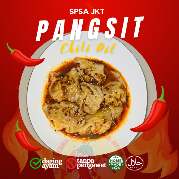 

10Pcs Pangsit Wonton Ayam Chili Oil by SPSA