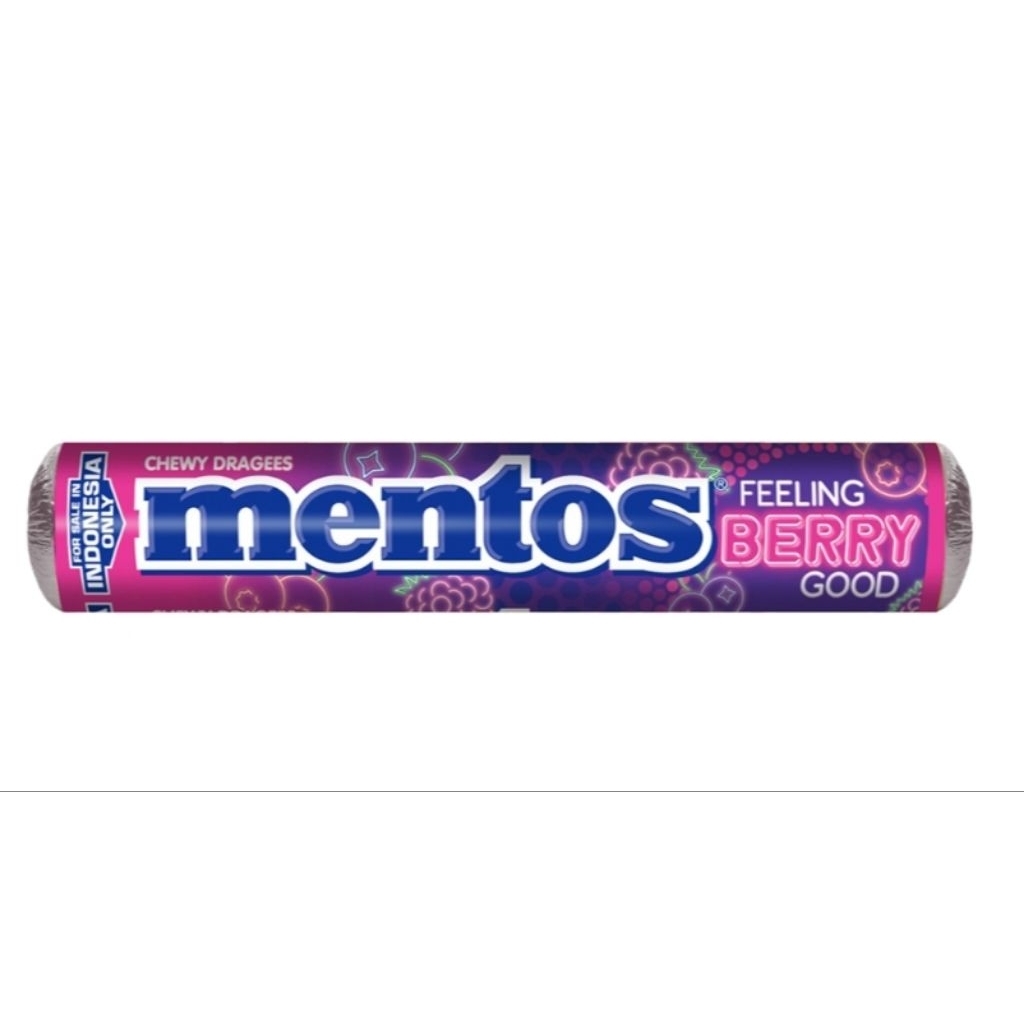 

Mentos Permen Feeling Berry Good Roll 37.8 g