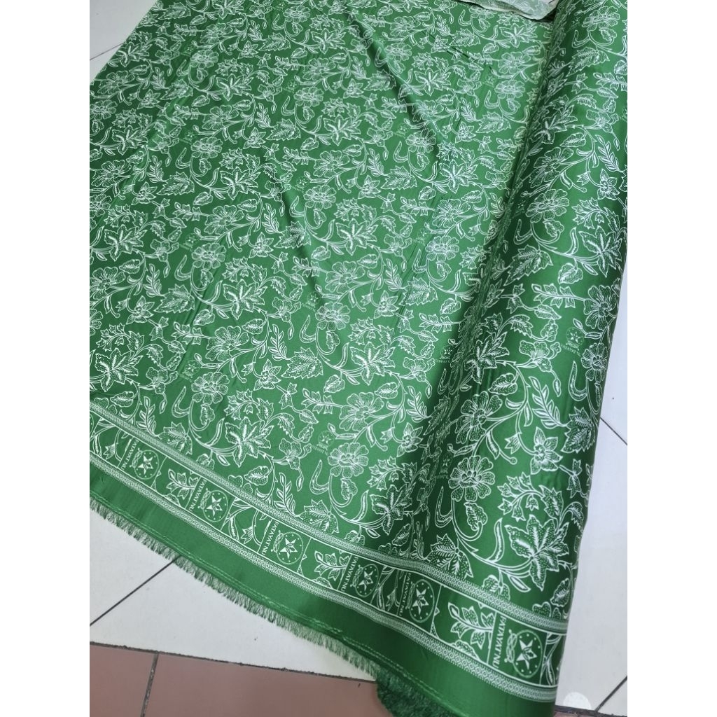 BAHAN BATIK SILK SUTRA MOTIF FATAYAT NU // BATIK SUTRA SERAGAM FATAYAT NU METERAN // KAIN BATIK BAKA