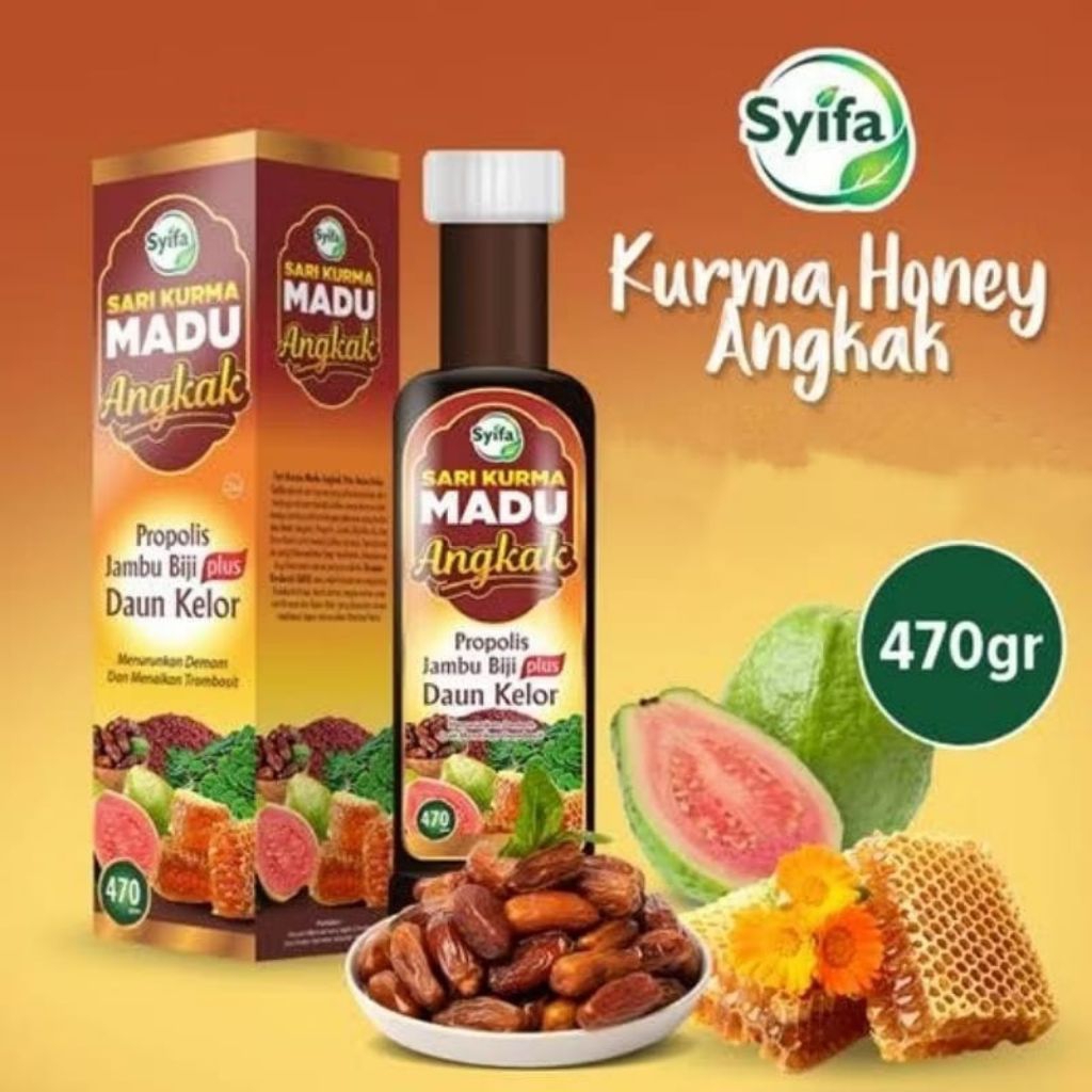

Sari Kurma Madu Angkak SYIFA 470gram