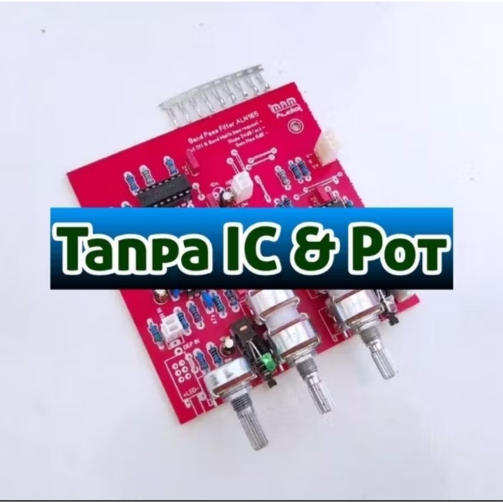 Kit ALMS ALN165 tanpa IC dan potensio