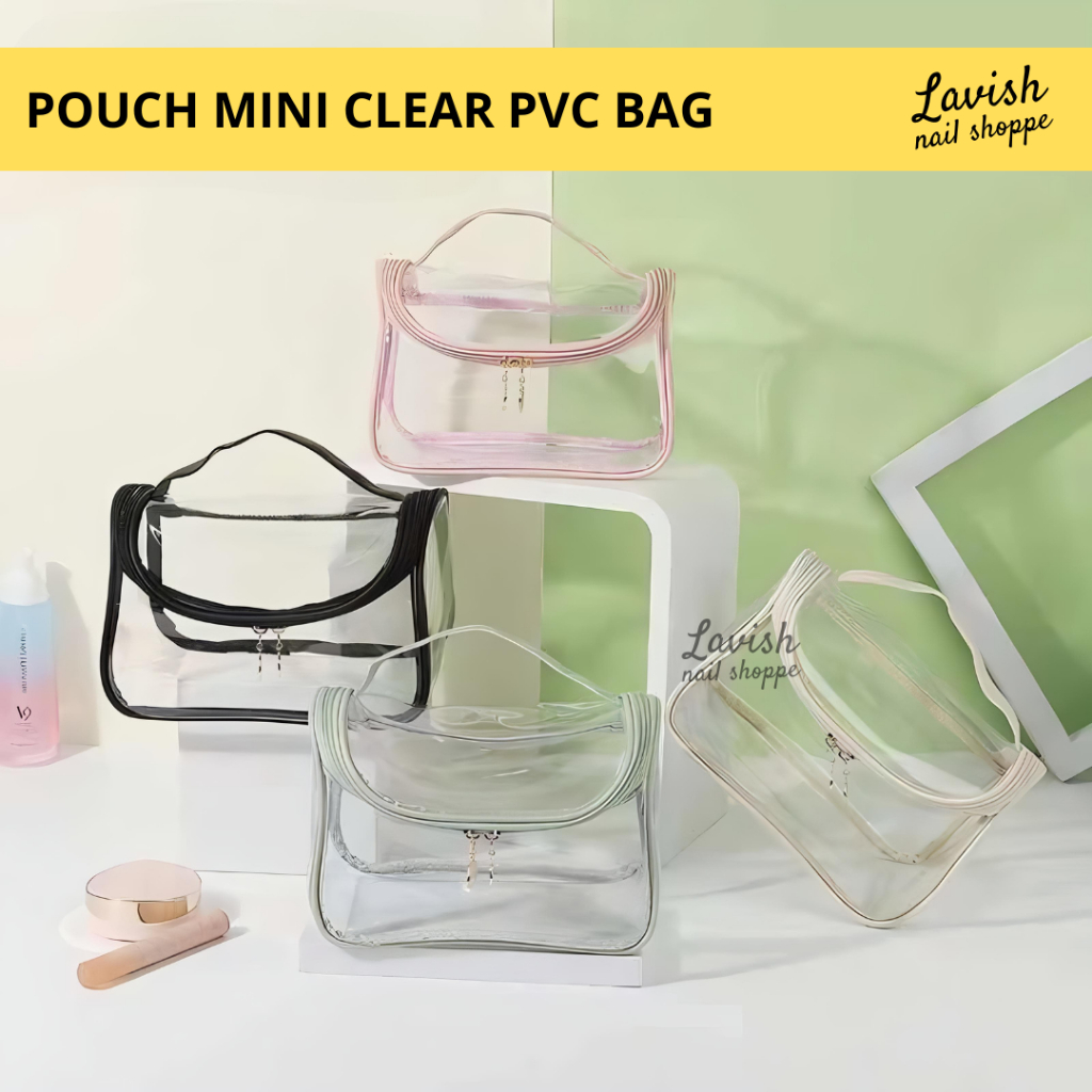PVC BAG TRANSPARANT TRAVEL POUCH MAKEUP