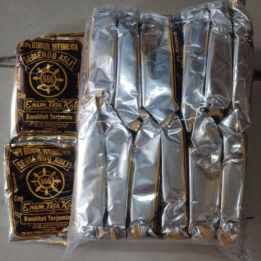 

kopi 666 semendo 75gr perpack(isi12pcs)