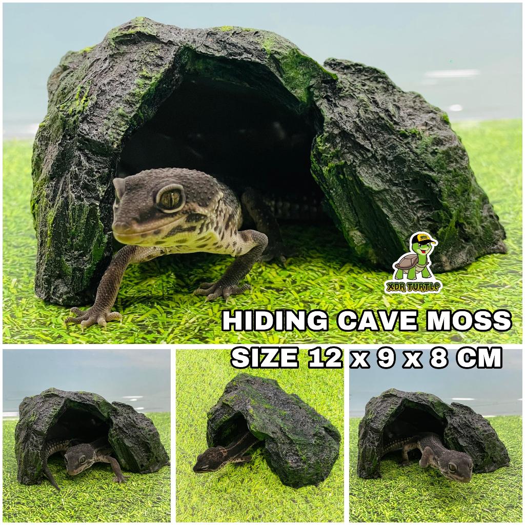 HIDING CAVE FULL RESIN GECKO TARANTULA BABY BEARDED DRAGON CROCODILE SKINK HAMSTER