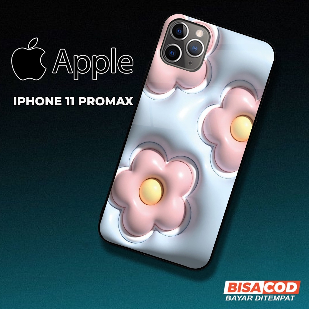 Case Iphone 11 Promax Terbaru - Casing Hp Iphone 11 Promax - ( Motif BUNGA ) - Case Hp - Casing Hp -