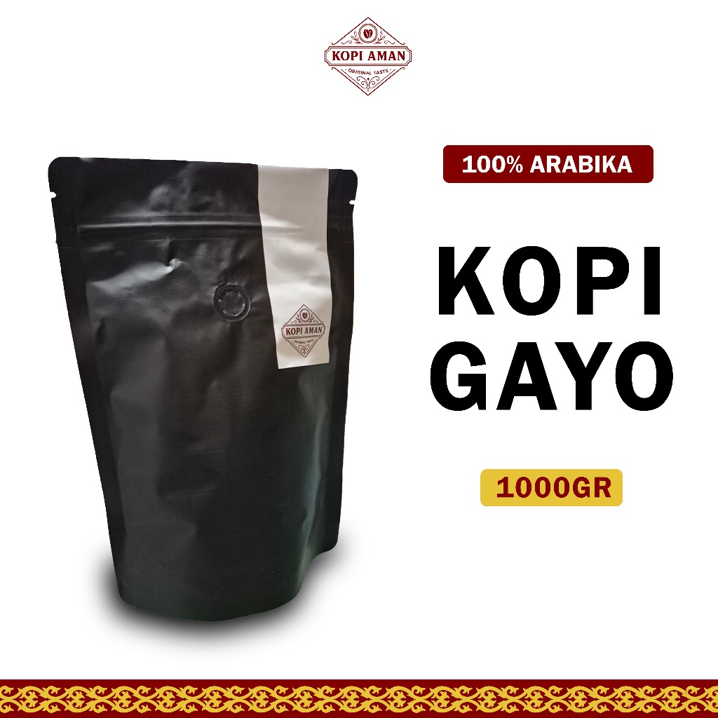 

Kopi Arabika Gayo Coffee Roast Bean Espresso Roasted Beans Biji Bubuk || 1000 gram